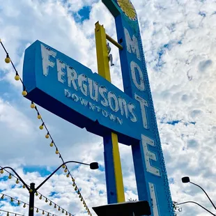 If you see the Ferguson sign, you're in the right spot