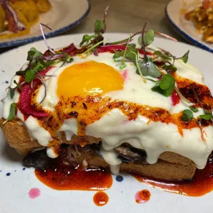 Mushroom Croque Madame