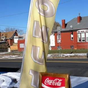 Flag Displayed on NW Corner of 29th &amp; York