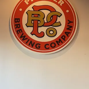 Cool logo artistically pushed to the top of the frame.