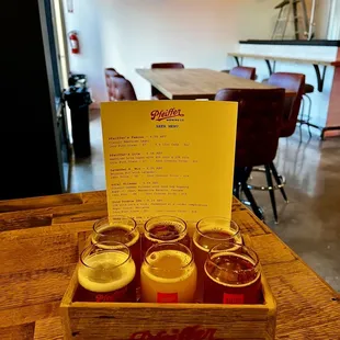 Beer flight