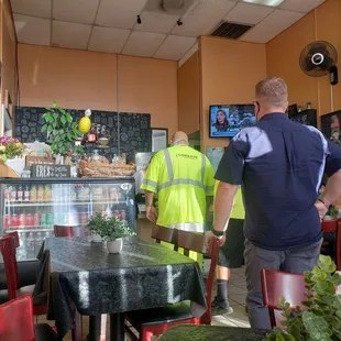 My seat right by the door.