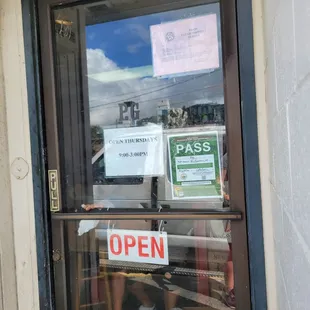 Open Thursdays 9am-3pm, at Swap Meet Saturday and Sunday, not Wednesday