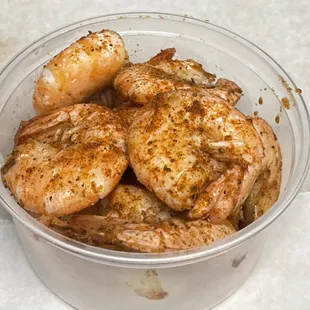 Steam Shrimp w/ old bay Seasoning.