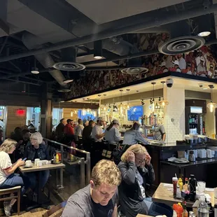 The inside bar area.