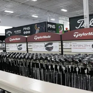 TaylorMade golf clubs