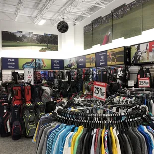 Always a couple of clearance racks.