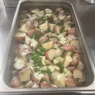 Homemade red skin potatoes