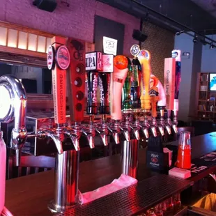 13 beers on tap