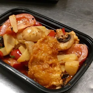 Curry fish