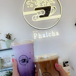 Ube Latte &amp; Dirty Ube Espresso