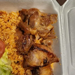 Pieces of chicken in my order but charged 18 for it