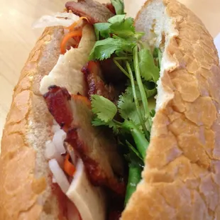 roast pork BAHN MI