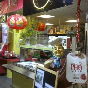 sushi and sashimi, interior