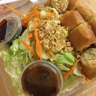 Veggie noodle salad.