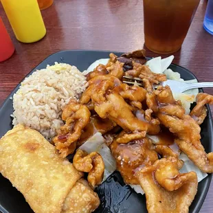 Orange Chicken Combo Lunch Special