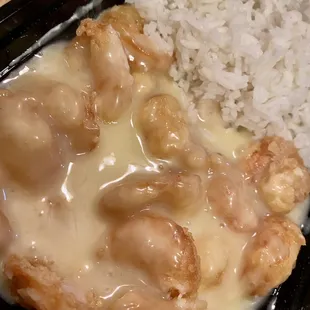 Coconut Cream Shrimp