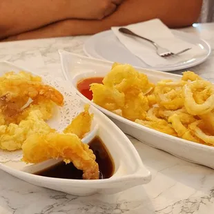 Calamari &amp; Shrimp Tempura