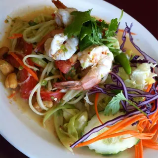 Grilled Shrimp Papaya Salad