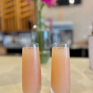 Peach Bellinis