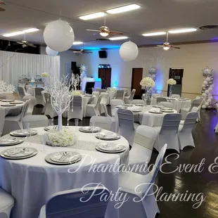 Full view of Sweet 16 winter wonderland