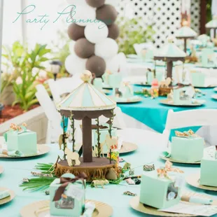 Safari Baby Shower. Created and done by Pahnatasmic Events and Party Planning. We do all kinds of events. There is no limit.