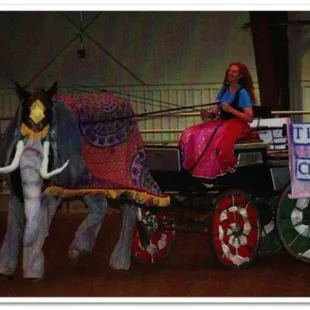 "The Elephant" Shire horse costume