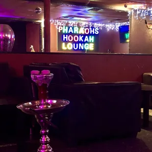 the lounge area