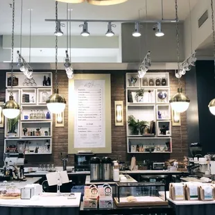 Just inside the door... love the vibe here