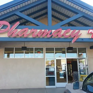 Front of the building