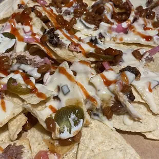 BBQ nachos