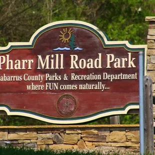 This is the sign to look for at the road - It&apos;s actually part of the Harrisburg Parks and Recreation  Dept now