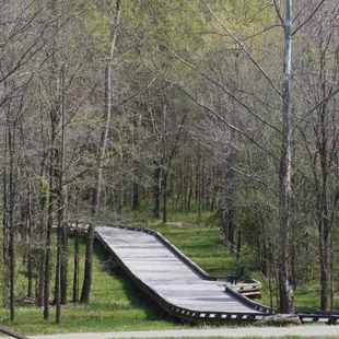 Part of the walking path