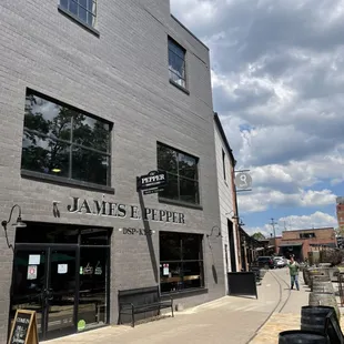 the exterior of james pepper