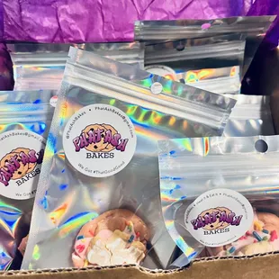 Individually packaged cookies...