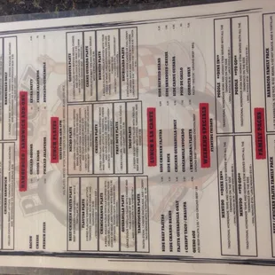 New Breakfast and lunch menu