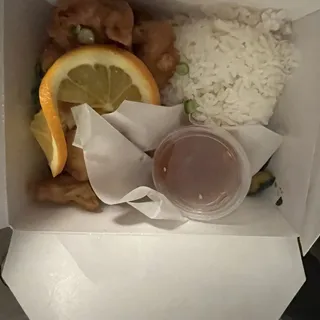Orange Chicken Bento