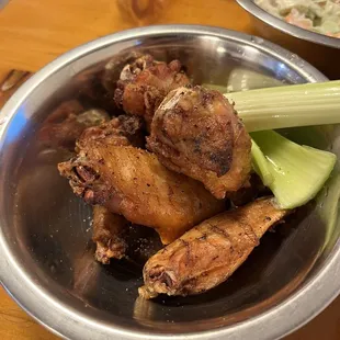 5 wings (sauce on the side by request)