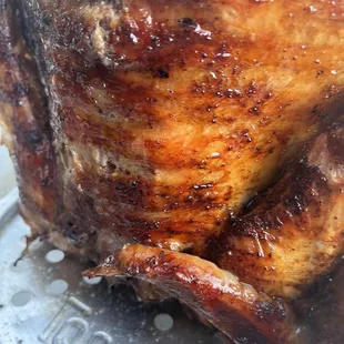 Deep fried Cajun turkey