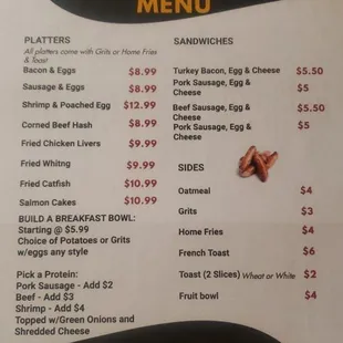 Breakfast served Monday-Friday 7am-10:30am