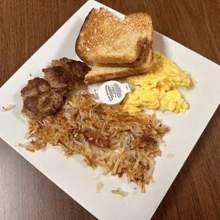 Classic Breakfast with Sausage