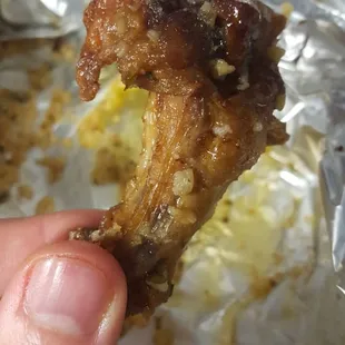 Untouched wing that costs a dollar. There is nothing jumbo about these what so ever.
