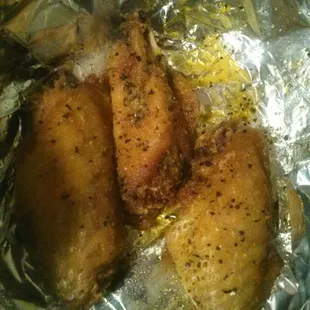 Lemon pepper chicken wings