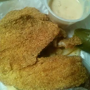 Fried Tilapia and tarter sauce
