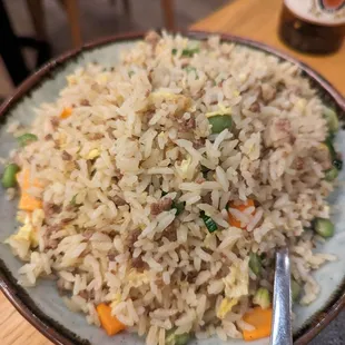 Their version of gluten free beef fried rice