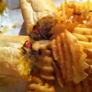 Philly and fries!