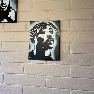 a black and white portrait of a man