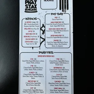 Menu.