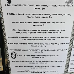 Main menu