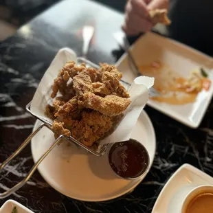 Regular Fried Chicken Skin with Tom Yum flavor